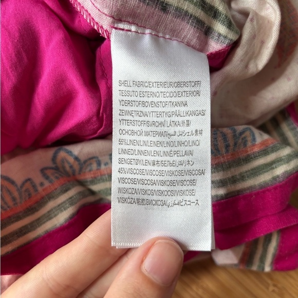 NWT FARM Rio Multicolored Floral Tropical Print Shorts Beaded Tie Detail Pockets - Picture 11 of 12